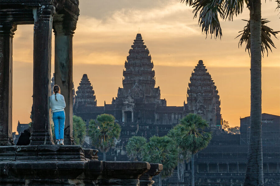 Temple Angor Wat est considéré le symbole du Cambodge