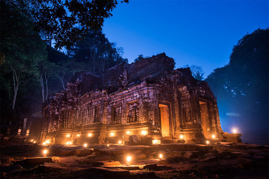 Festival est l'une des raisons de visiter Wat Phou