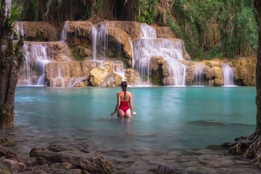 Cascade de Kuang Si à Luang Prabang