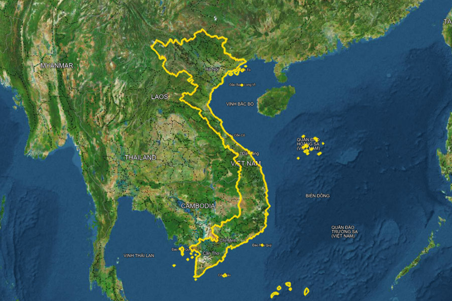 3 régions au Vietnam : Nord - Centre - Sud.