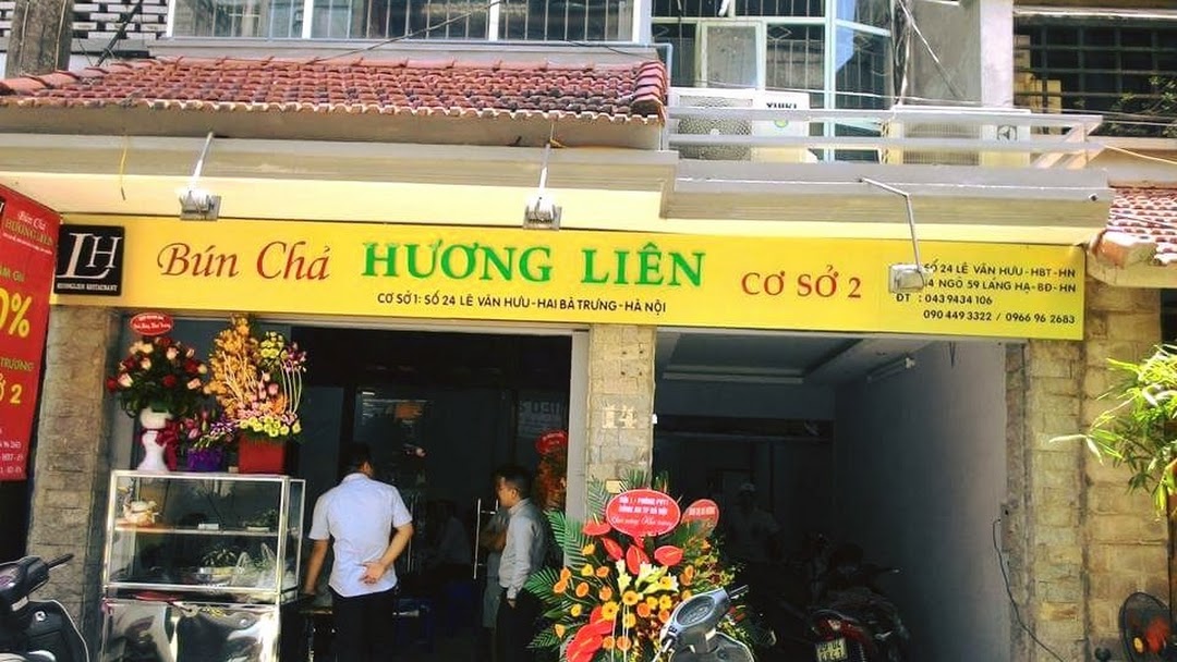 Restaurant de Bun Cha Hương Lien à Hanoi