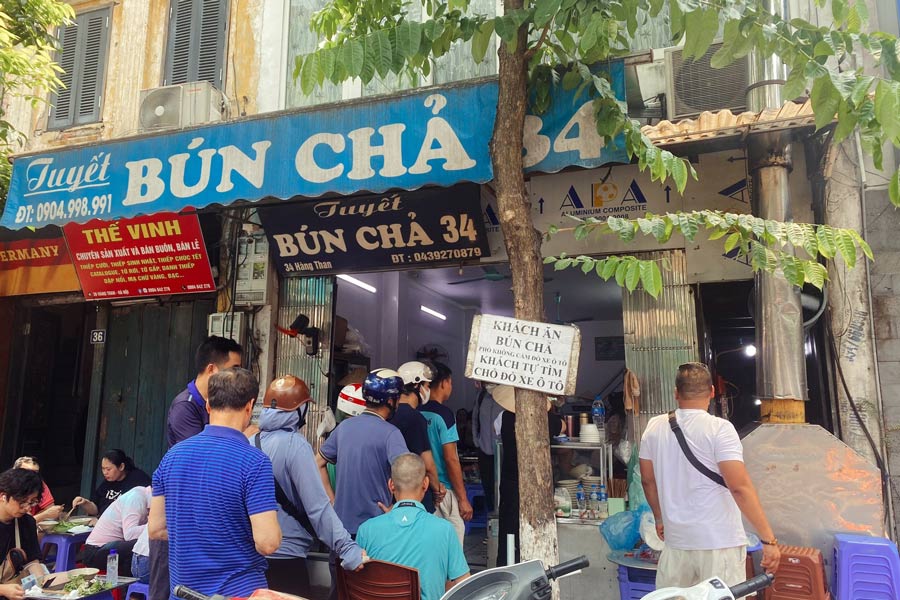 restaurants de Bun Cha à Hanoi 