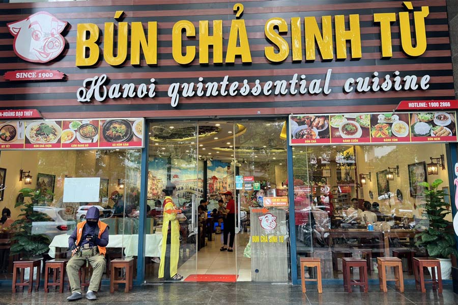 restaurants de Bun Cha à Hanoi 