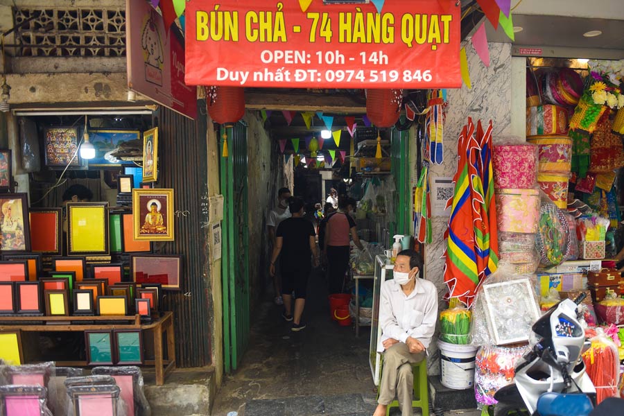 restaurants de Bun Cha à Hanoi 