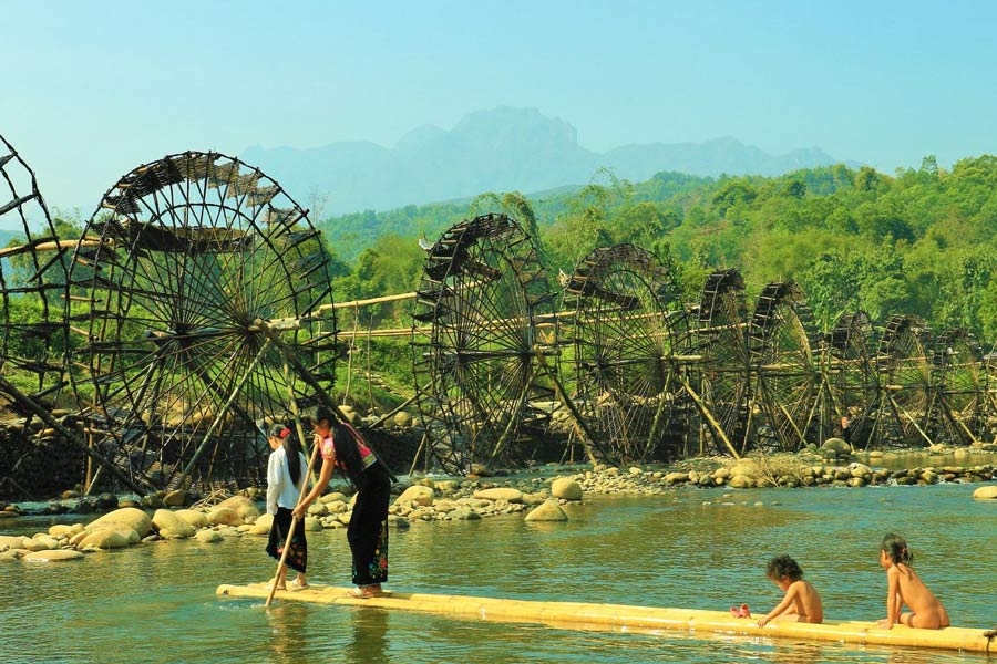 SIn Ho à Lai Chau - Roue à eau de Na Khuong