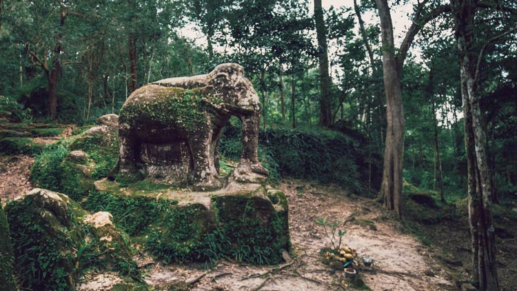 Sites historiques au Parc National de Phnom Kulen