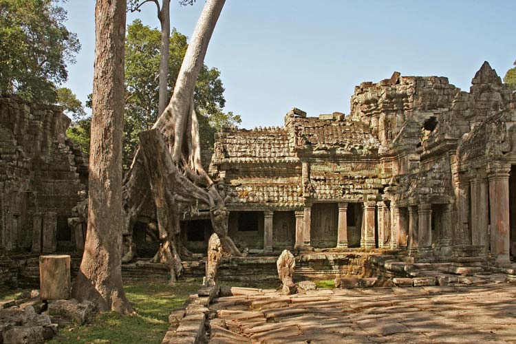 Preah Khan a également servi de cité royale et de centre administratif