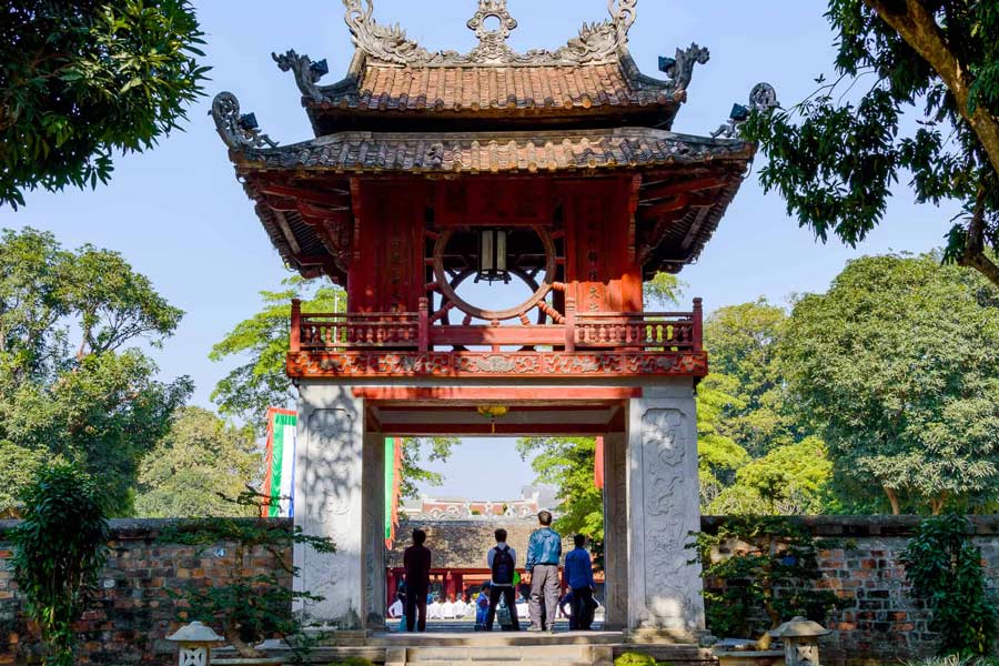 Temple de la Littérature est une attraction incontournable à Hanoi.