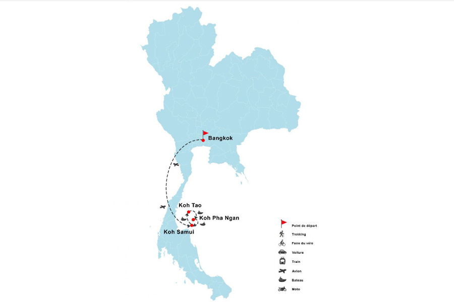 Voyage vers les 3 îles les plus charmantes de Thaïlande