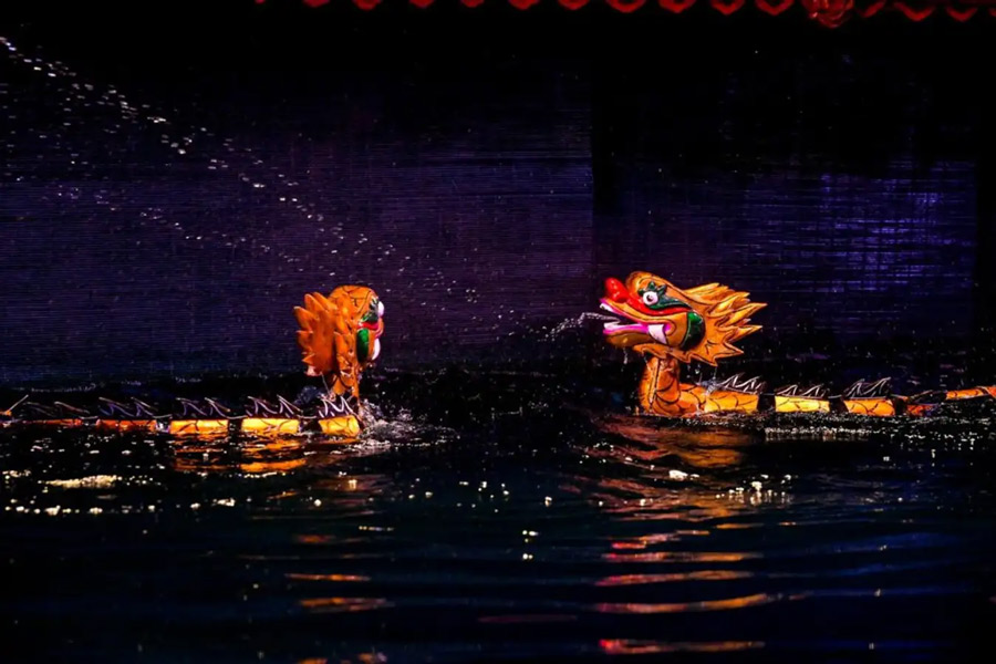 Théâtre de marionnettes sur l'eau de Thang Long