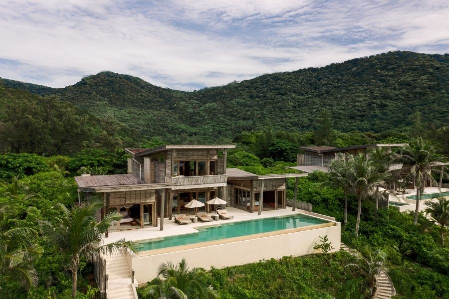 les plus beaux hôtels au Vietnam-couvert par la nature