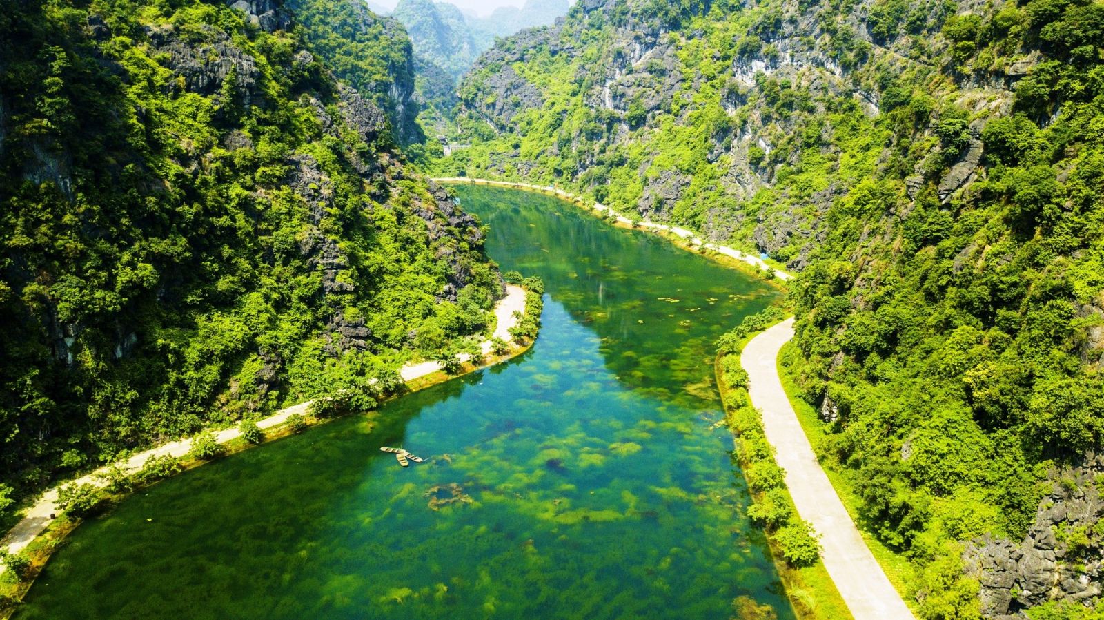 Un paysage magnifique comme un tableau à Tuyet Tinh Coc