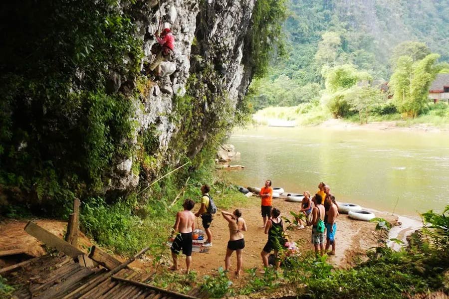 Ville de Vang Vieng