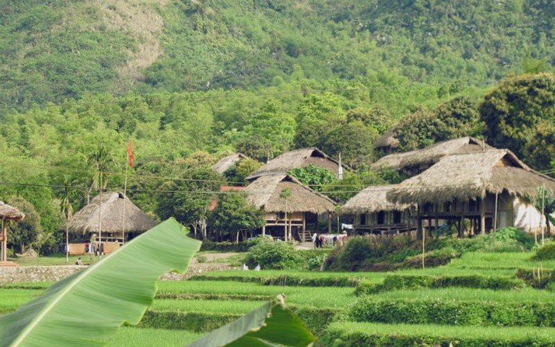 visite au village de muong une destination touristique charmante a mai chau hoa binh