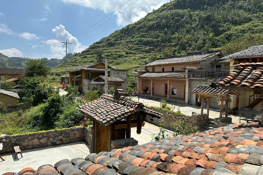 Le village de Lo Lo Chai - le paysage