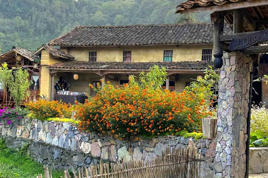 Le village de Lo Lo Chai - Le paysage du village 