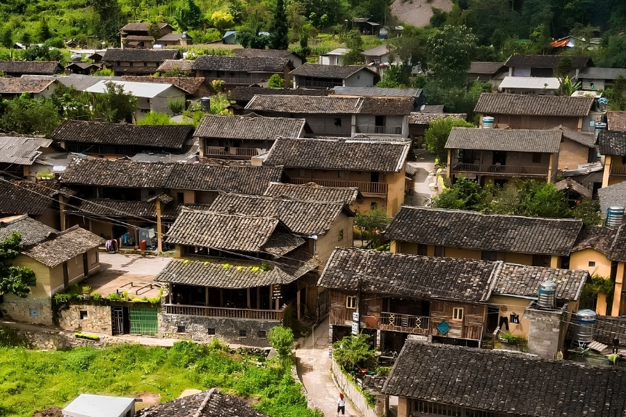 maison traditionnelle village lo lo chai
