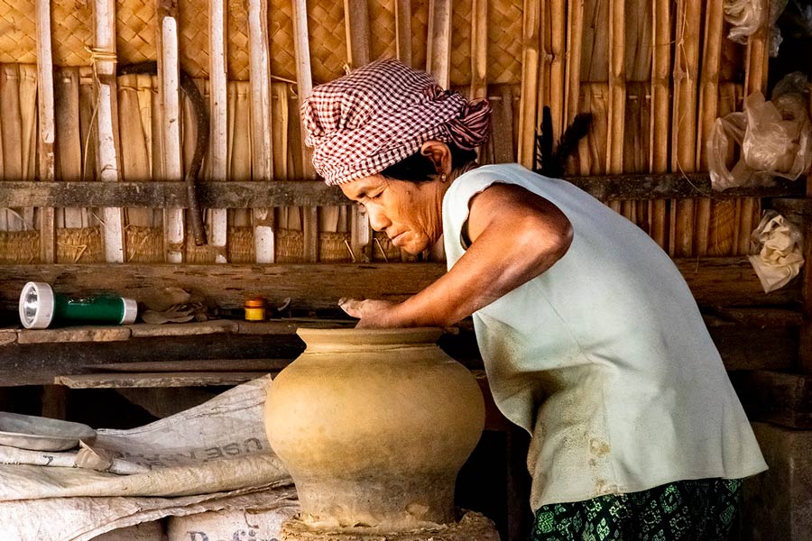 Village de poterie d'Andong Russey à Kampong Chhnang