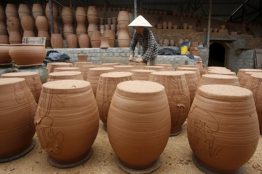 Village de poterie de Phu Lang est l'une des villages artisanaux aux alentours de Hanoi