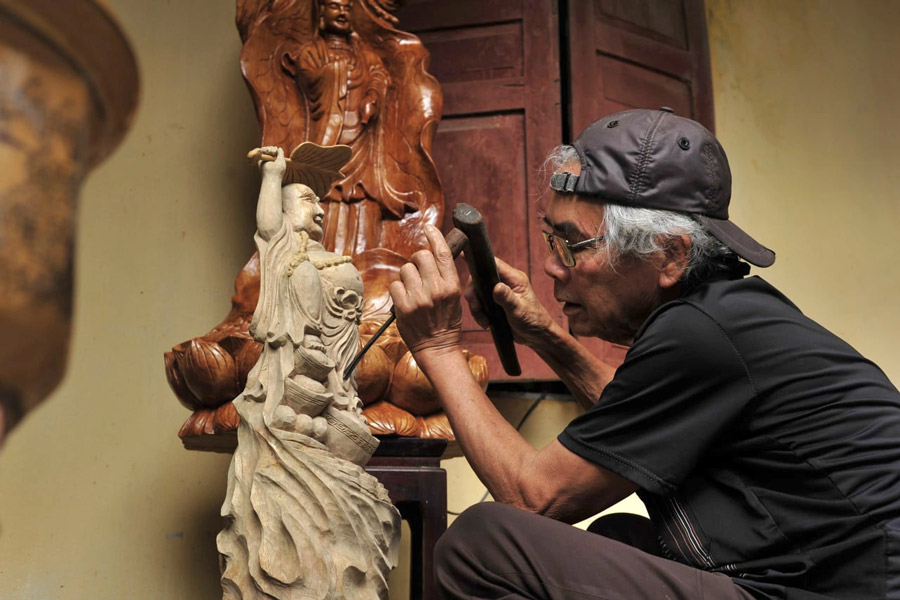 Village de menuiserie de Phuc Loc est l'un de des villages artisanaux à Ninh Binh.