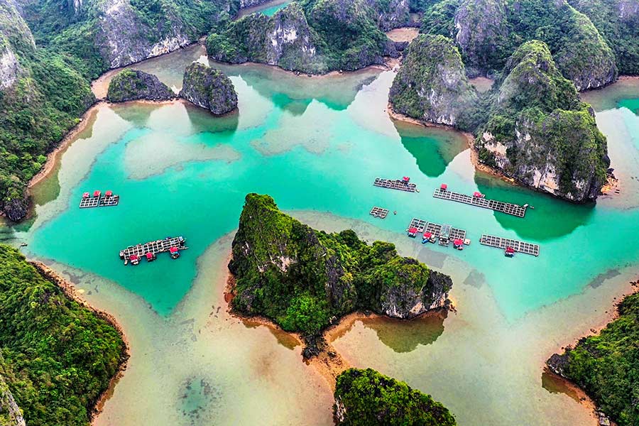 Village de pêcheurs de Vung Vieng - une perle brute cachée au milieu d'une baie paradisiaque