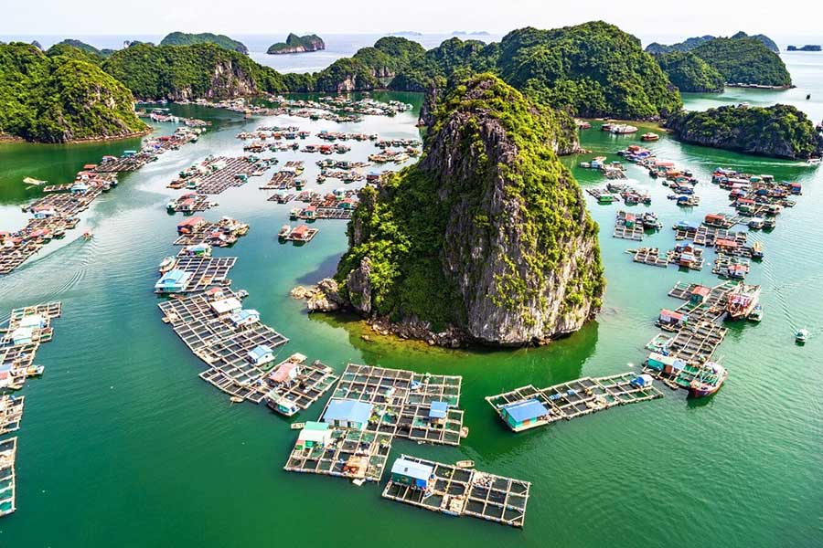 Trouver un endroit paisible dans le village de pêcheurs de Viet Hai