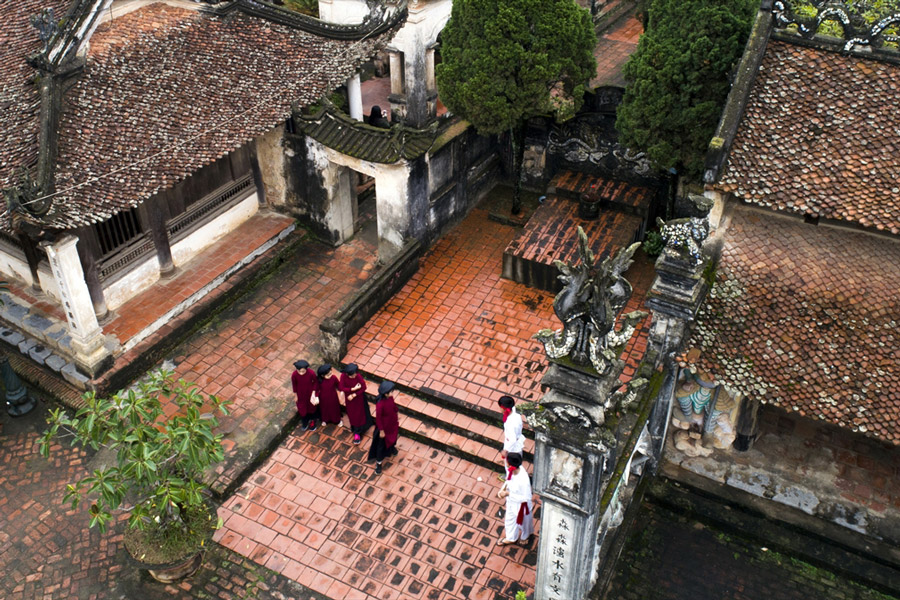 Les maisons anciennes, joyaux d'architecture au cœur de la ville antique de Hung Lo 