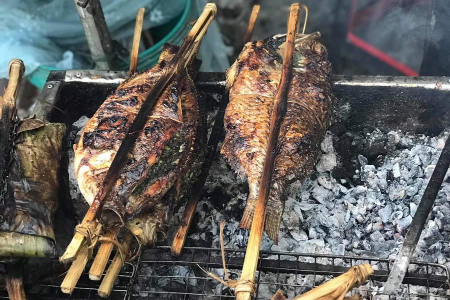 Ville de Dien Bien Phu - Poisson grillé