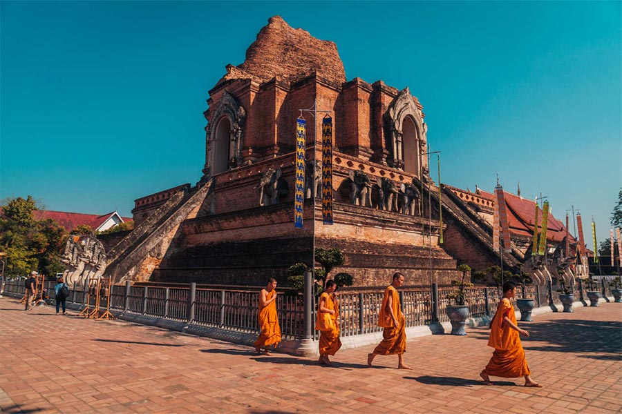 Chiang Mai 3 jours 2 nuits - jour 1 : visiter Wat Chedi Luang