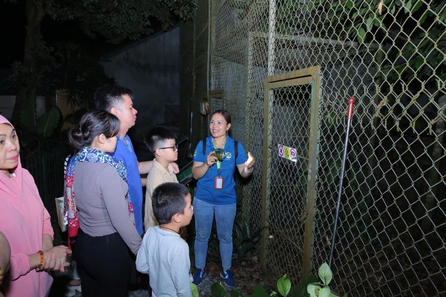 La visite nocturne du parc national de Cuc Phuong