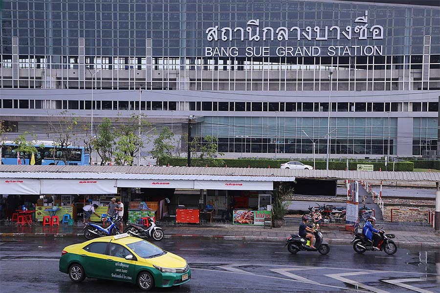 Station de Bangsue à Bangkok - voyage de Bangkok à Vientiane en train