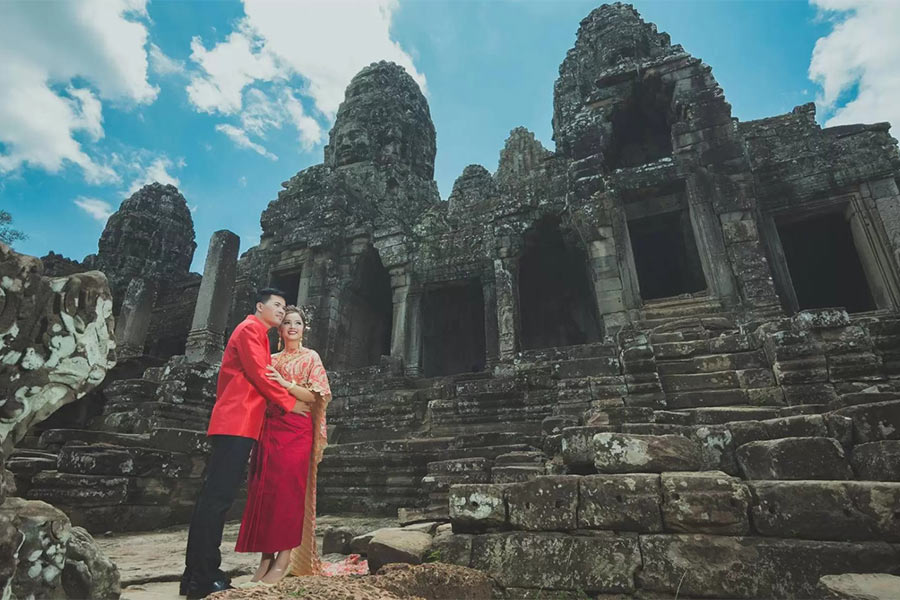 La ville mystérieuse Siem Reap est une destination incontournable pour un voyage de noce au Cambodge