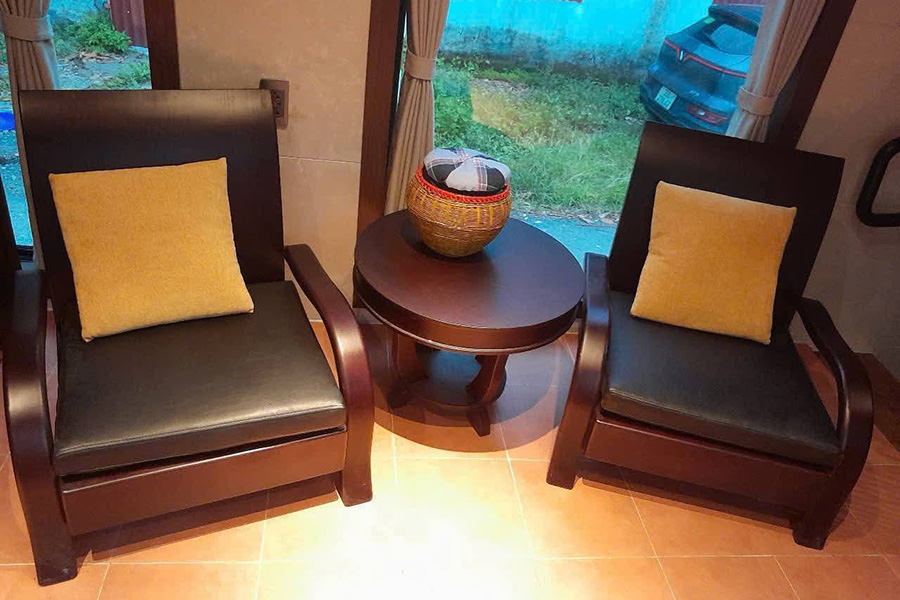 Un coin cosy pour s’installer confortablement avant de vivre votre voyage en train à Hanoi