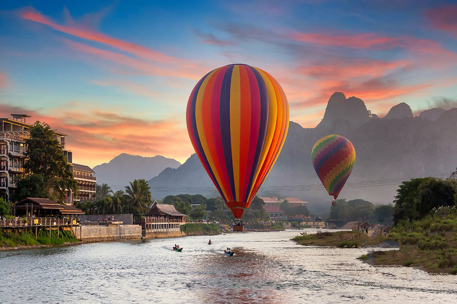 Vang Vieng est l'une des meilleures destinations du Nord du Laos