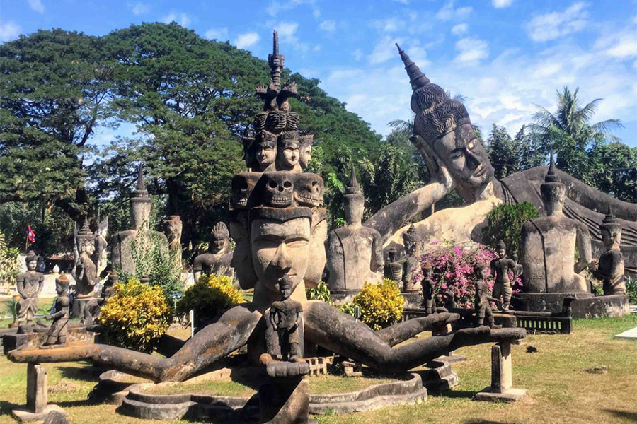 Le Buddha Park à Vientiane