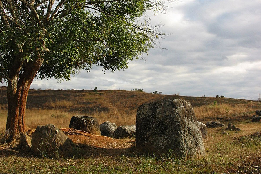 La Plaine des Jarres est l'un des patrimoines mondiaux de l'UNESCO au Laos 