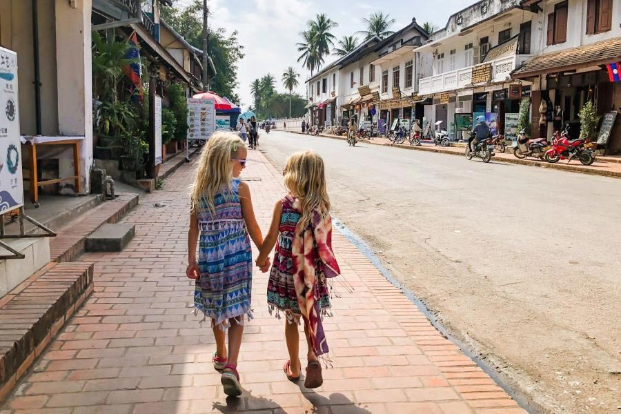 Deuxième jour de voyage au Laos une semaine - visite de la ville Luang Prabang