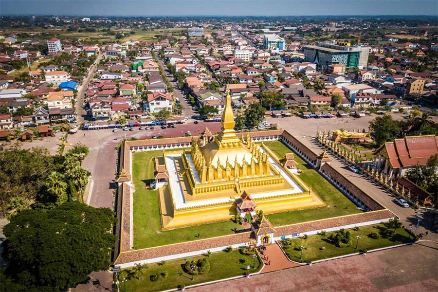 La dernière destination de votre voyage au Laos une semaine est la capitale Vientiane