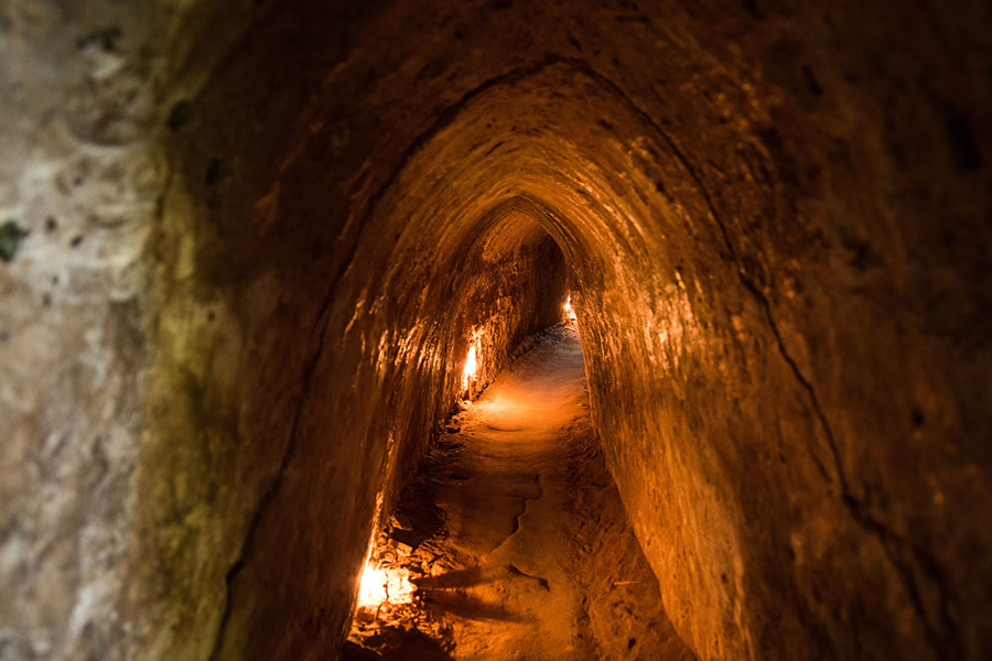 Tunnels de Cu Chi est une incontournable lors du voyage au Vietnam en 10 jours