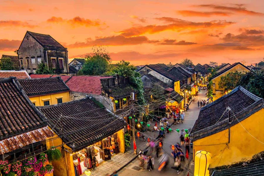 Hoi An est une destination lors du voyage au Vietnam en 20 jours