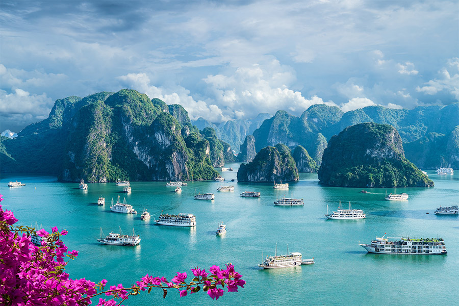 Itinéraire Vietnam - Thailande : Croisière dans la baie d'Halong