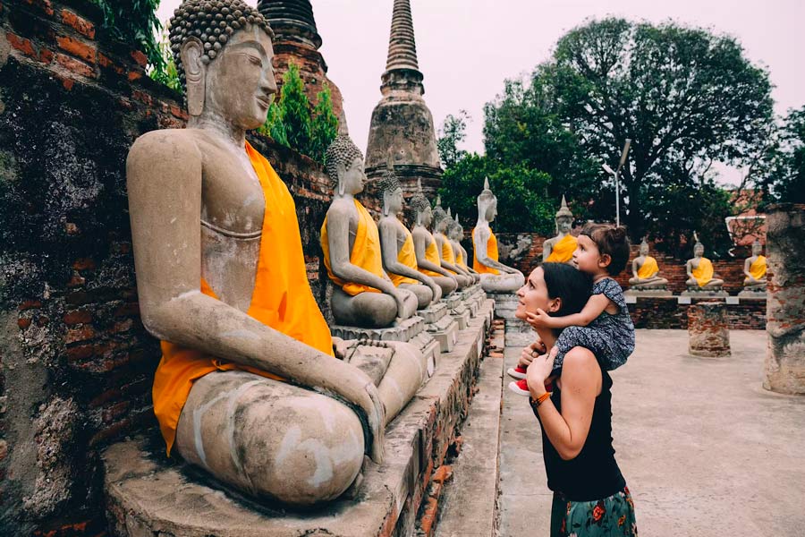 Ayutthaya est l'endroit idéal pour que les enfants découvrent l'histoire de la Thaïlande