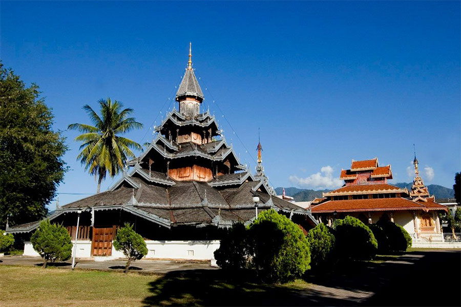 Wat Hua Wiang est le deuxième temple le plus ancien de Mae Hong Son