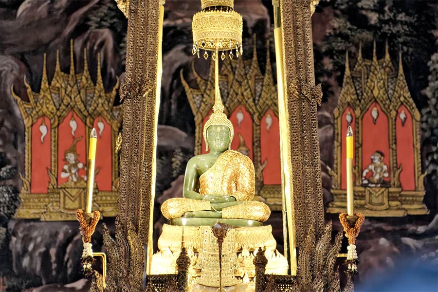 Wat Phra Kaew est l'un des plus beaux temples de la Thailande