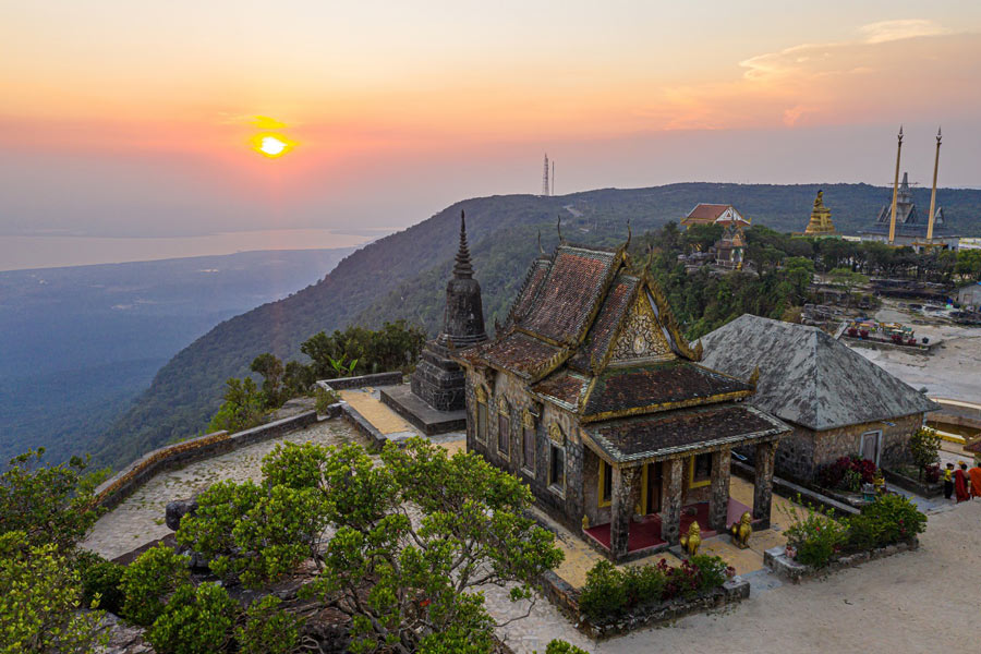 L'ambiance paisible de Wat Sampov Pram 
