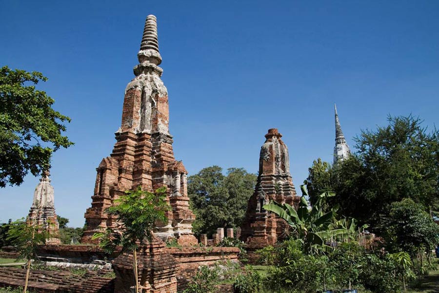 Un coin paisible au Wat Phu Khao Thong