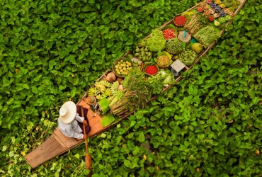 Bangkok - Damnoen Saduak – Marché flottant – Kanchanaburi (B/L/-)