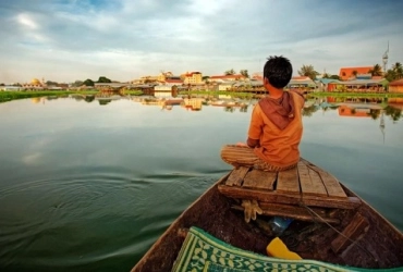 Siem Reap – Tonlé Sap – Départ (B/-/-)