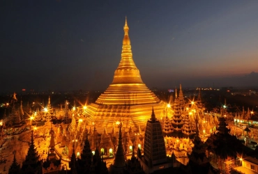 Yangon - Pagode de Shwedagon - Découverte du centre-ville (B)