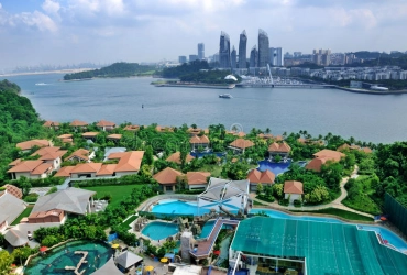 Singapour – Ile de Sentosa – S.E.A Aquarium – Sky Tower (B, L)